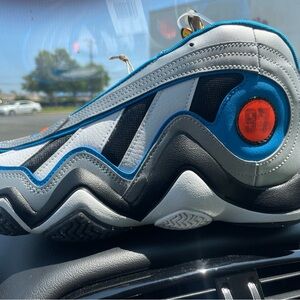 Stylish Blue and Gray Sneakers